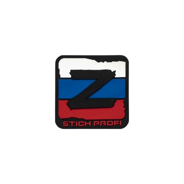 Патч ПВХ Флаг России "Z" (60х60 мм) 6433
