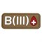 Патч ПВХ "Группа крови" B (III) Rh+ 944098182